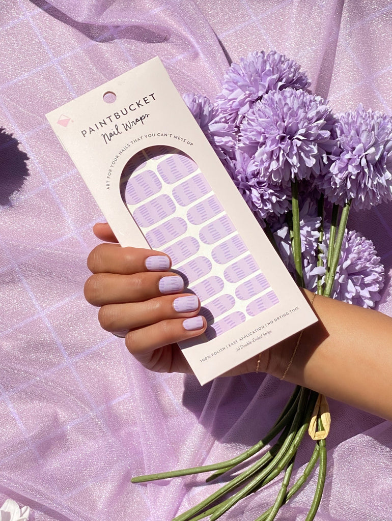Lavender Fields Forever Nail Wrap Kit Paintbucket