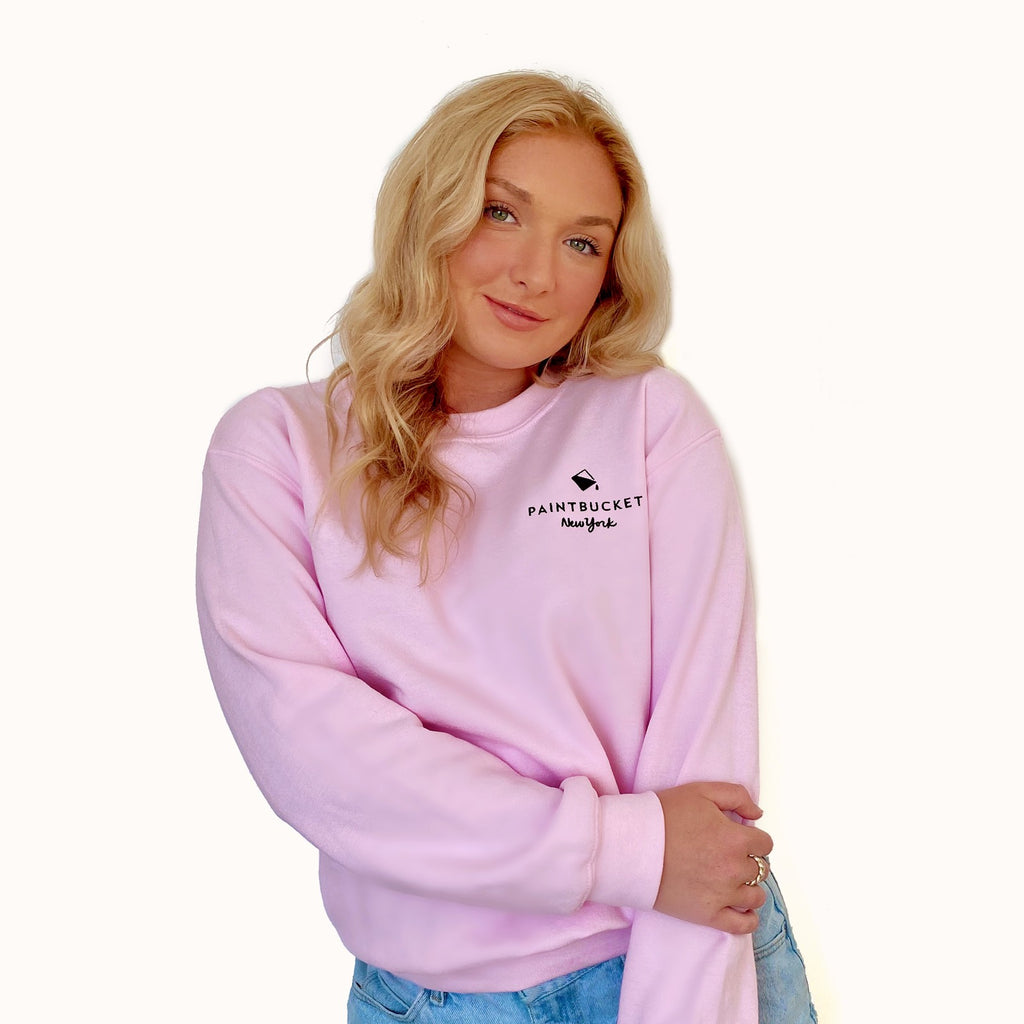 PB Crewneck Sweatshirt - Pink – Paintbucket