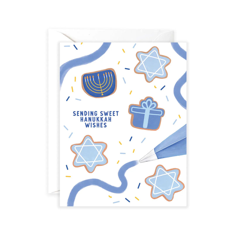 Sweet Hanukkah Wishes Greeting Card