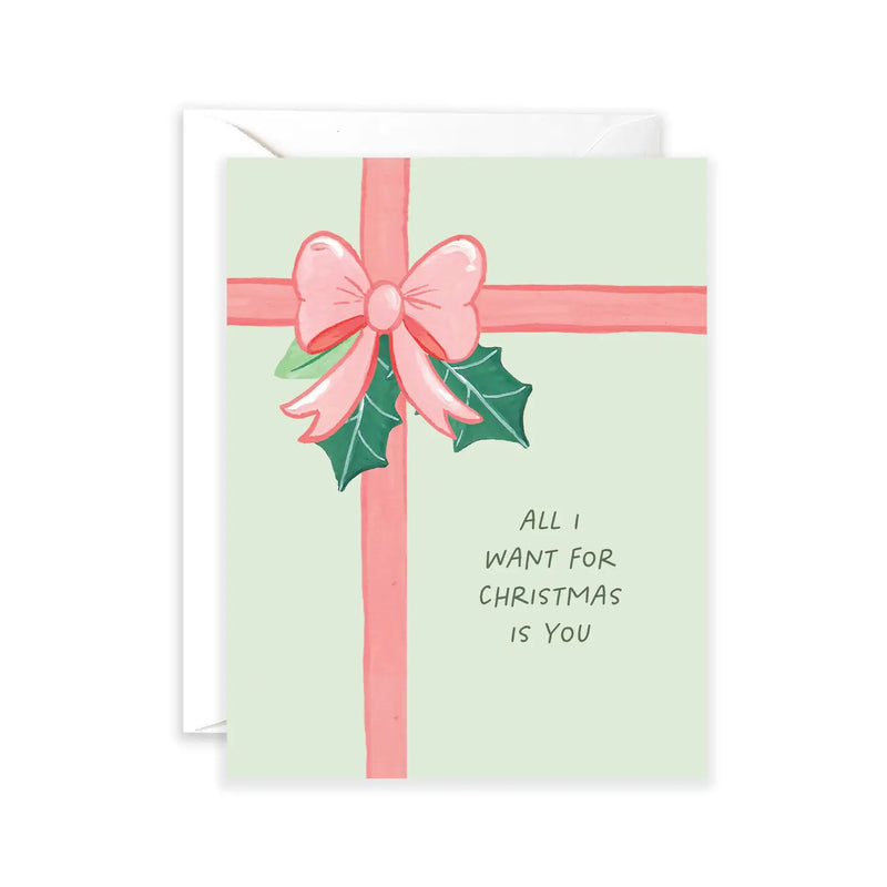 Christmas Present - Romantic Christmas Greeting Card