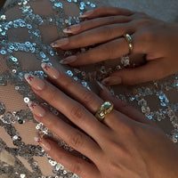 Scarlet Twist Press On Nails