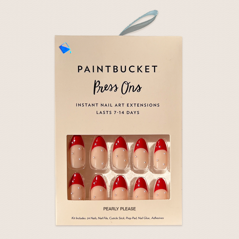 Pearly Please Press On Nails