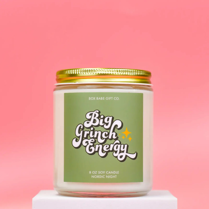 Big Grinch Energy | Christmas Soy Candle