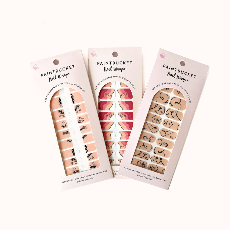 Love Has Many Faces 3 Set Nail Wrap Bundle