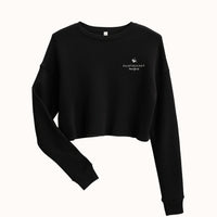 PB Crop Crewneck - Black