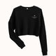 PB Crop Crewneck - Black